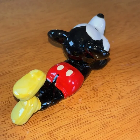 Disney Productions Mickey Mouse Vintage Ceramic Figurine Made In Japan - Picture 3 of 8